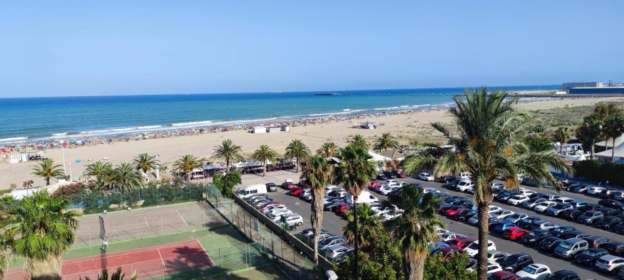 Vistas Espectaculares 1ª Linea Playa, Wifi, Ascensor Appartement Sagunto Buitenkant foto