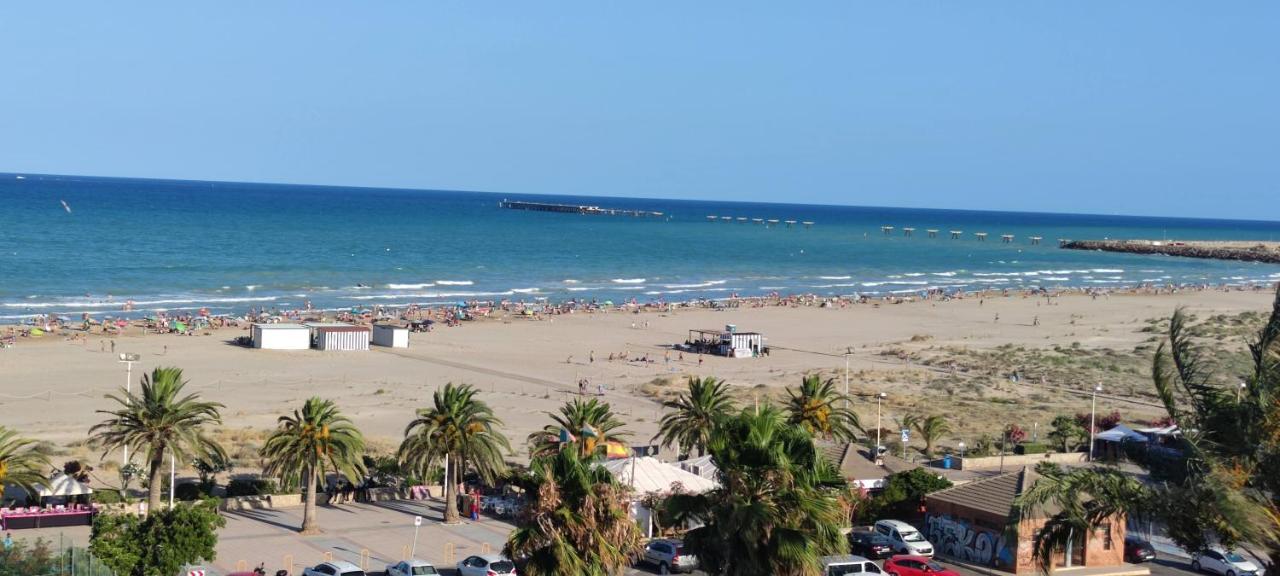 Vistas Espectaculares 1ª Linea Playa, Wifi, Ascensor Appartement Sagunto Buitenkant foto