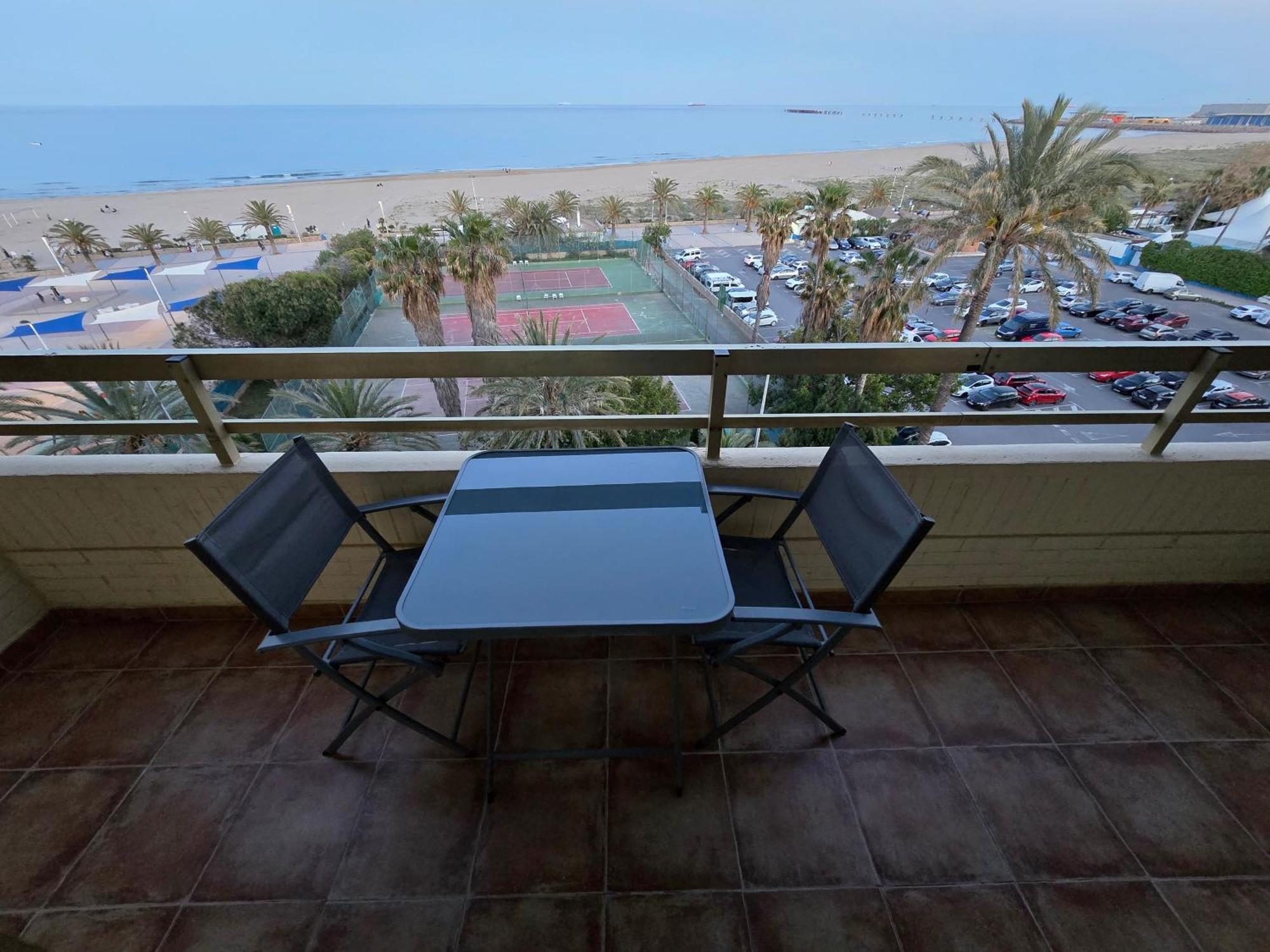 Vistas Espectaculares 1ª Linea Playa, Wifi, Ascensor Appartement Sagunto Buitenkant foto